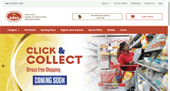 Desktop Screenshot of adesfoods.com